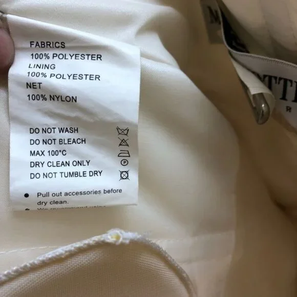 Maggie Sottero Sweetheart Lace Up Jeweled Bead Bustle Train Wedding Dress - Picture 13 of 14